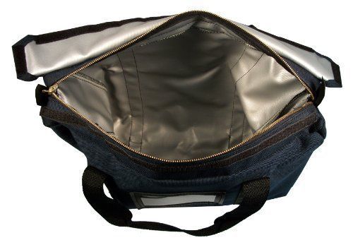 Fire Resistant Briefcase Style Bag with Lock Navy Blue