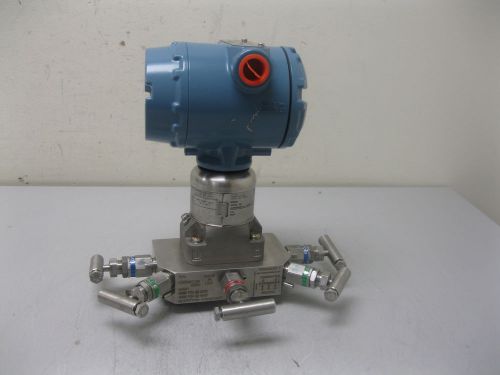 Rosemount 3051 S3 CD 3A Hart Pressure Transmitter w/ Manifold NEW D9 (1960)