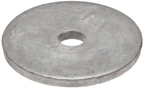 Small parts steel flat washer, galvanized finish, #8 hole size, 0.563&#034; id, 3&#034; for sale