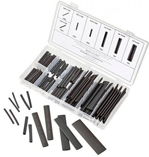 JawayTool 127 Pieces Assortment Heat Shrink Tube Wire Wrap Kit Electrical Cable