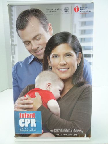 Infant CPR Anytime Training DVD Manikin First aide Safty Life Support Emergency