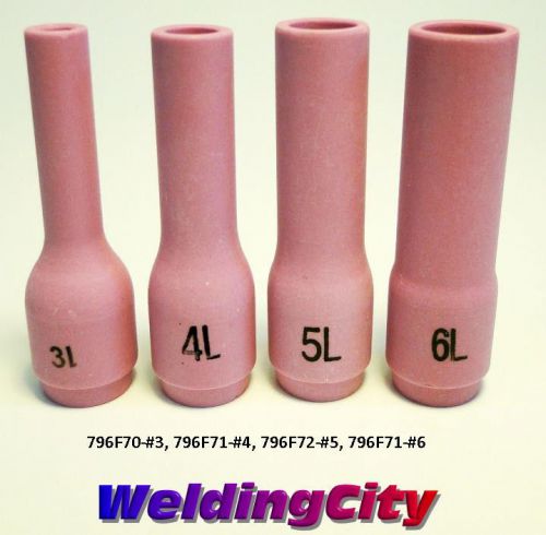 4 long ceramic cup 796f70 796f71 796f72 796f73 (#3-#6) tig welding torch 9/20/25 for sale