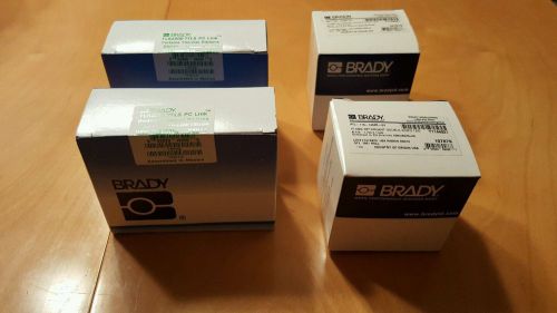 2 Brady Labels PTL-110-145FR-GY and 2  R6010 Ribbon