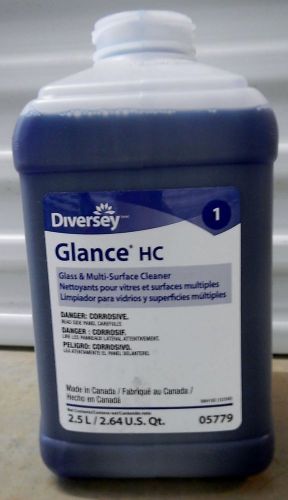 Diversity glance hc 05779 glass multi-surface cleaner 2.5 l  bottle ammonia 2pk for sale