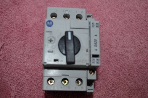 ALLEN BRADLEY 140M-C2E-C20 MOTOR PROTECTOR/CIRCUIT BREAKER WITH SA20 AUX.