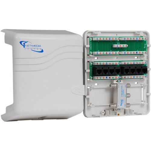 ICC Mini Combo Voice/Data/Video Structured Wiring Enclosure ICRDSMMBK1