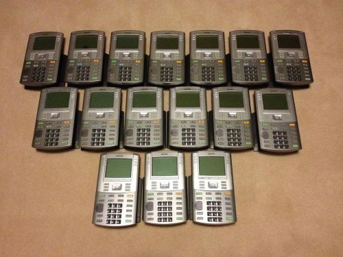 Lot of 16 nortel/avaya ip phone 1150e ntys06 poe voip usb + stand *read* for sale