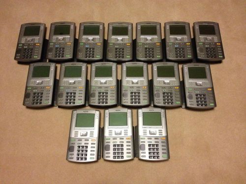 LOT of 16 Nortel/Avaya IP Phone 1150E NTYS06 PoE VoIP USB + Stand *READ*