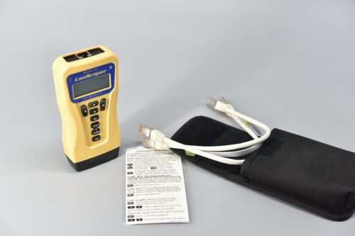 Test-Um JDSU LanScaper NT700 Cable Tester with case and cables