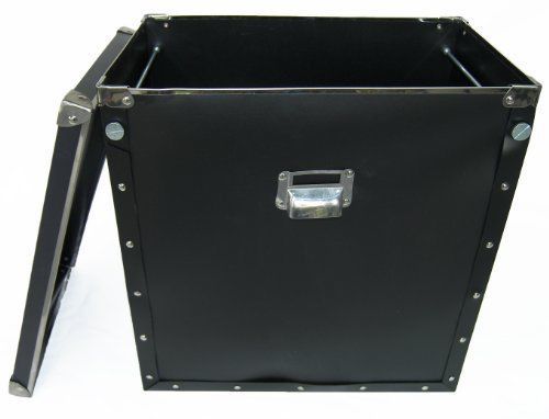 Storage Solutions Traditional Style File Box, Black