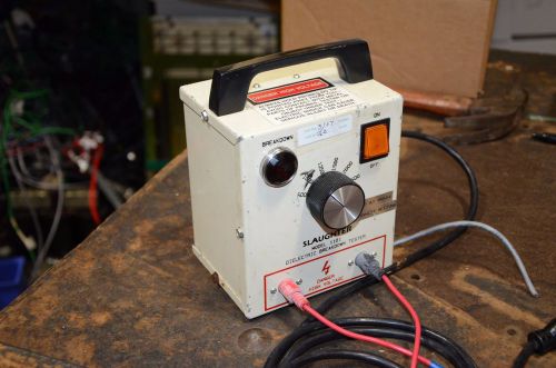 Slaughter dielectric breakdown tester 1101 1101-2.5 for sale