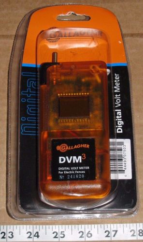 Gallagher dvm3 digital volt meter for electric fence - g50331 - brand new sealed for sale