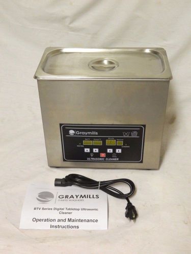 Graymills 1.5 Gal. Digital Ultrasonic Cleaner Parts Washer BTV-065 Parts/Repair