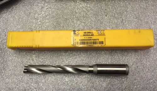 KENNAMETAL .6090&#034; ( 39/64) KSEM0609R7SS075 Coolant Thought Drill