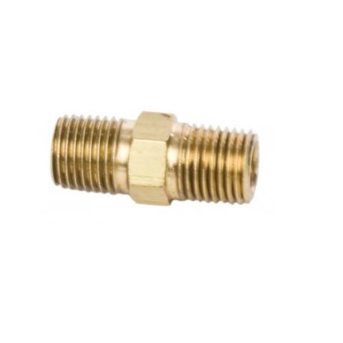 Forney 75448 brass hose coupling, 1/4&#034; x 1/4&#034; male npt for sale