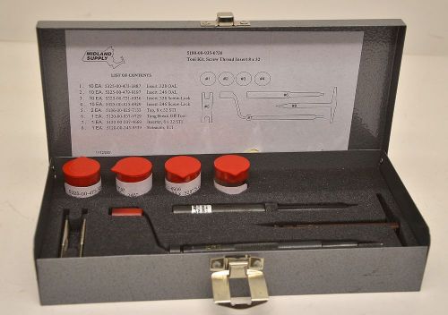 Midland supply tool kit, screw thread insert 8 x 32 5180-00-935-0730 for sale