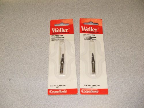 Two Weller PTB8 Replacement soldering iron tip No 47343 3/32 2.4mm