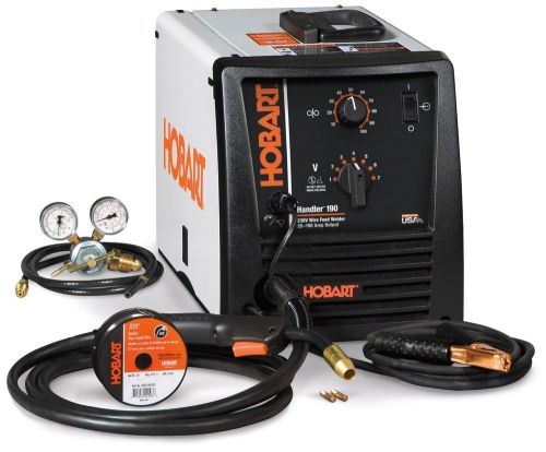 Hobart handler 190 mig wire welder + spoolrunner 100 spool gun for sale