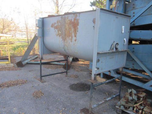 2 ton Paddle Mixer Blender With Motor, Drive, Lid In Good Working Condition