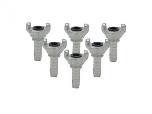 Universal type 2 lug air hose couplings - 3/4&#034; end (6 each) for sale