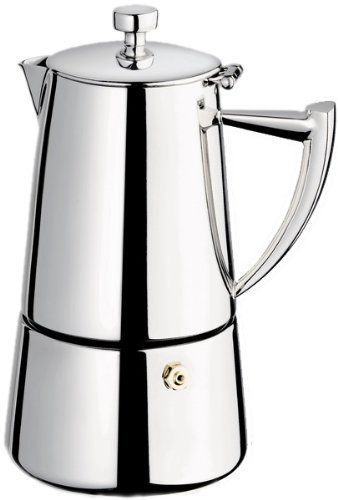 Cuisinox COF-10R Roma 10-Cup Espresso Coffeemaker Stovetop Espresso &amp; Moka Pots