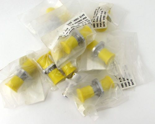 Lot of (10) HSC 7681-55464-001 Hermetic Connector Jam Nut Mil-C-26482 4POS =NOS=