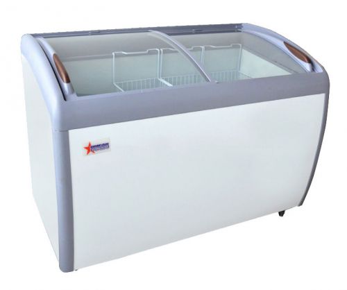Omcan XS-360YX, 49x28x34-Inch Ice Cream Freezer, 2 Sliding Glass Doors, 12.8 Cu.