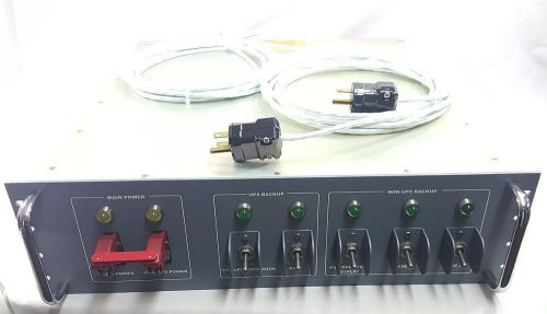 Marway Power Systems MPD 411505-000 Dual Input 115VAC 15 Amp 50/60hz Used