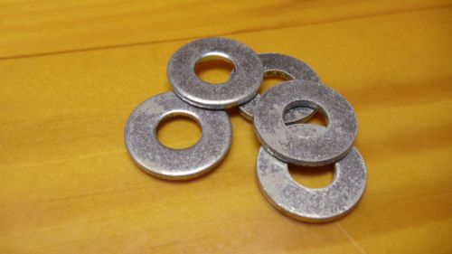 5/16 INCH FLAT WASHERS ZINC COATED STEEL  LOT OF 25