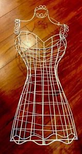 Dummy Mannequin Wire Metal Boutique Dress Form Torso Display Vintage Dressmaker