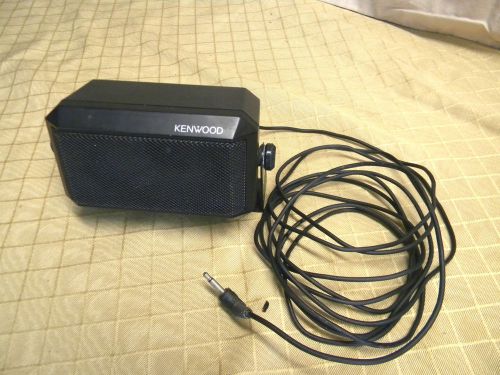 Kenwood KES-3 external speaker with bracket &amp; plug ~ 2-way radio ~ EUC