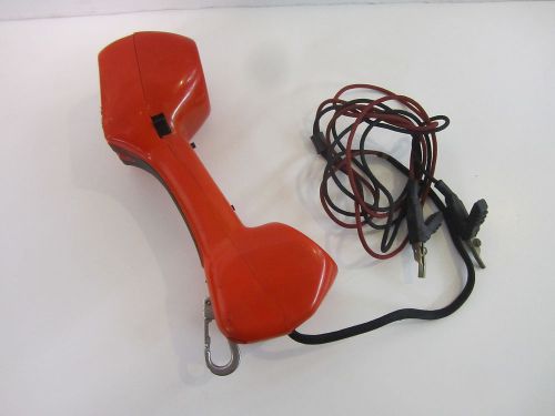 Harris Dracon TS21 TS 21 Lineman&#039;s Test Set Telephone Phone Line Tester Red