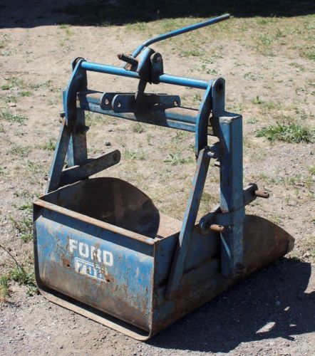 FORD Model 706 Three Point Hitch Reversible Dirt Scoop Pond Bucket USA Quality