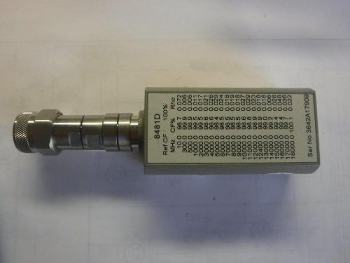 Agilent Keysight 8481D Power Sensor 10Mhz-18Ghz, -70 to -20dbm Tested OK