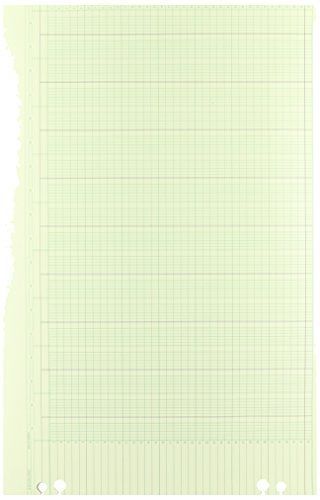 Wilson Jones Green Columnar Ruled Ledger Paper, Double Page Format, 30 Columns