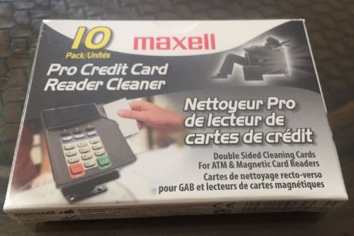 Maxell Pro credit card reader cleaner