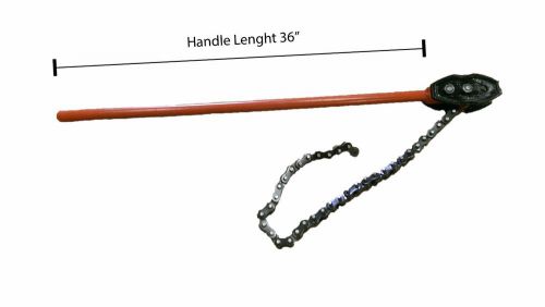 Heavy Duty Chain Wrench Pipe Diameter 8&#039;&#039;, Handle 36&#039;&#039; WT-2093