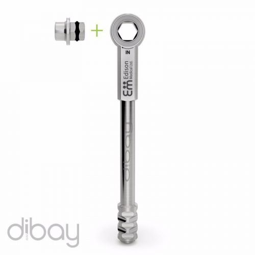 Ratchet Wrench 6.35mm Hex + 4.0mm Square Adapter Premium Dental Implant Implants