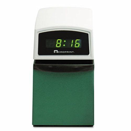 NEW ACROPRINT ETC DIGITAL AUTOMATIC TIME CLOCK RECORDER WITH STAMP ACP016000001