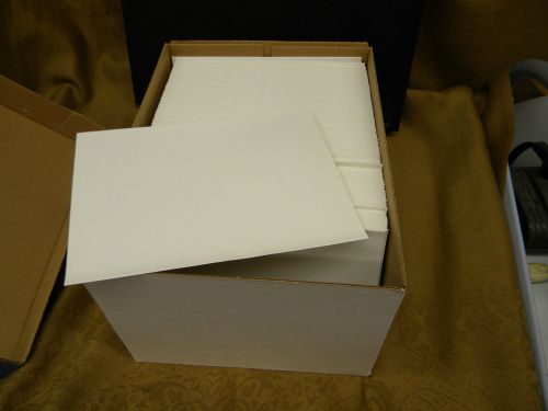 50  A-6 ANNOUNCEMENT ENVELOPES 4-3/4&#034; X 6-1/2&#034; MOHAWK Irish Linen Pure White