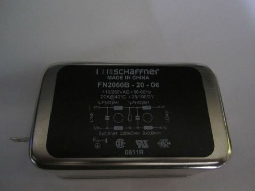 Schaffner power line filter Model FN2060-20-06 20 amp chassis mount