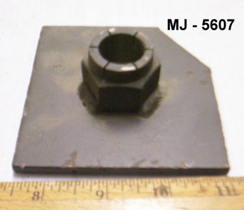 Flanged Threaded Metal Foot for Stand or Bench  (NOS)