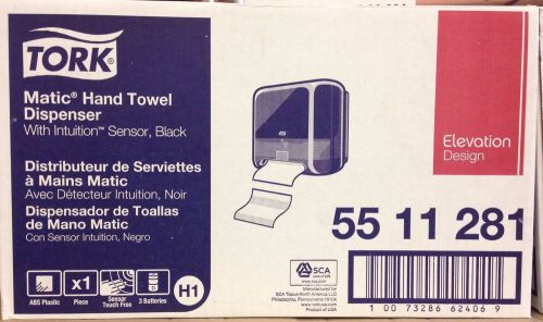 Tork Touchless Paper Towel Dispenser 5511281 Black NIB