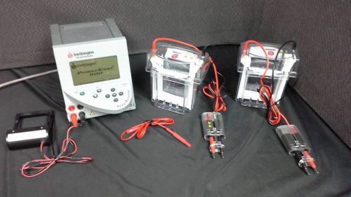 Invitrogen power ease 500 electrophoresis power supply system w bio-rad powerpac for sale