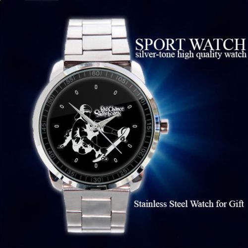 Skateboard Style Logo Design Sport Metal Watch