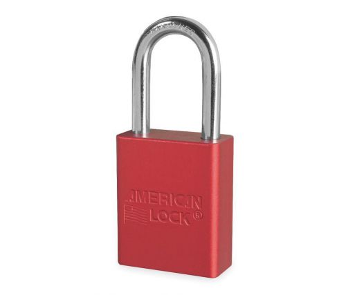 American lock red lockout padlocks, different keyed, qty 6, a1106redwwg |ja3|rl for sale