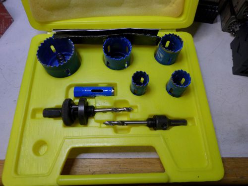 Sutton - gamflex no.9 holesaw set - electricians - 16-22-25-32-40-51mm for sale