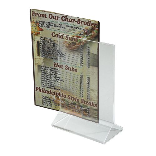 Winco ATCH-46, 4x6-Inch Acrylic Menu Card Holder