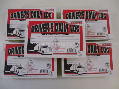 Lot of 91 JJ Keller 8527 (601L) Duplicate Driver&#039;s Daily Log Books with Carbon