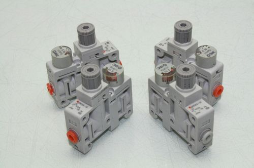 4 SMC ARM5SA-58-AZ Solenoid Valve Pressure Regulator 4mm Fittings 7 - 105 PSI